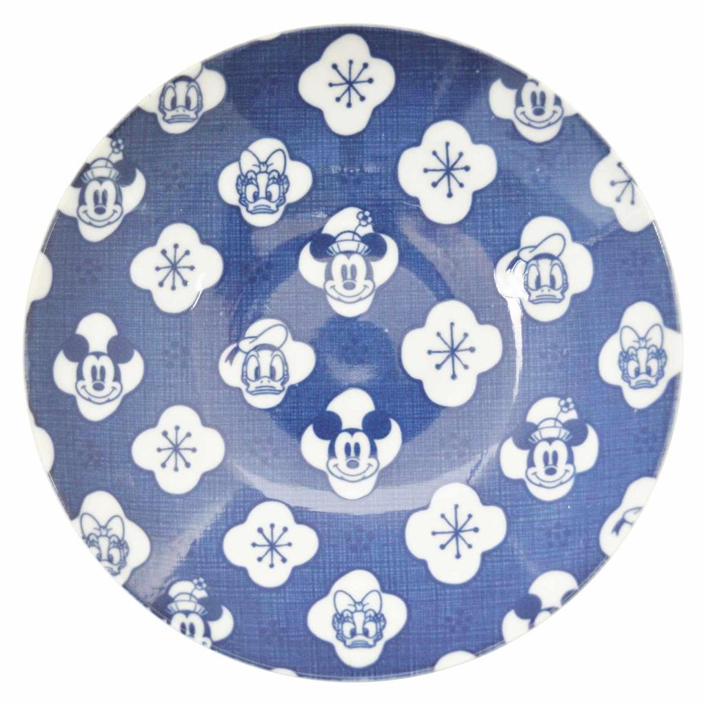 Дисней Микки Маус Друзья Набор Посуды Пара 2 Карри Паста 4 13см Посудомоечная машина и Микроволновая печь Японский Разное Сделано в & Набор, Тарелки, Набор на 2 персоны,