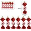 6Pcs Christmas Candy Pendant Plastic Xmas Tree Hanging Ornament Marry Christmas Decoration Home Navidad Noel New Year Kids Gift