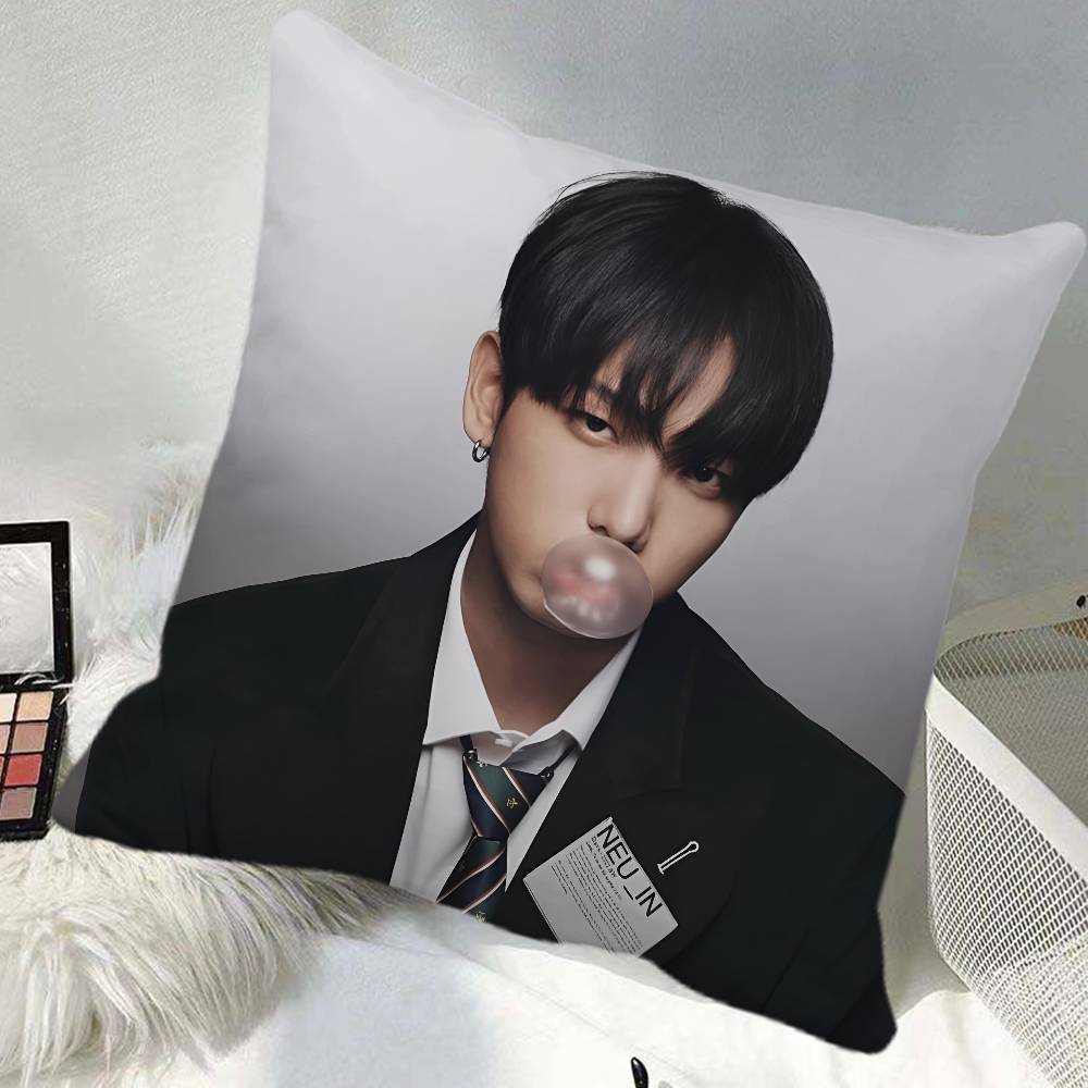 Myung Jaehyun Kpop Pillow Case Square Pillow Bedroom Sofa Leisure Comfort Cushion Car Home Decoration