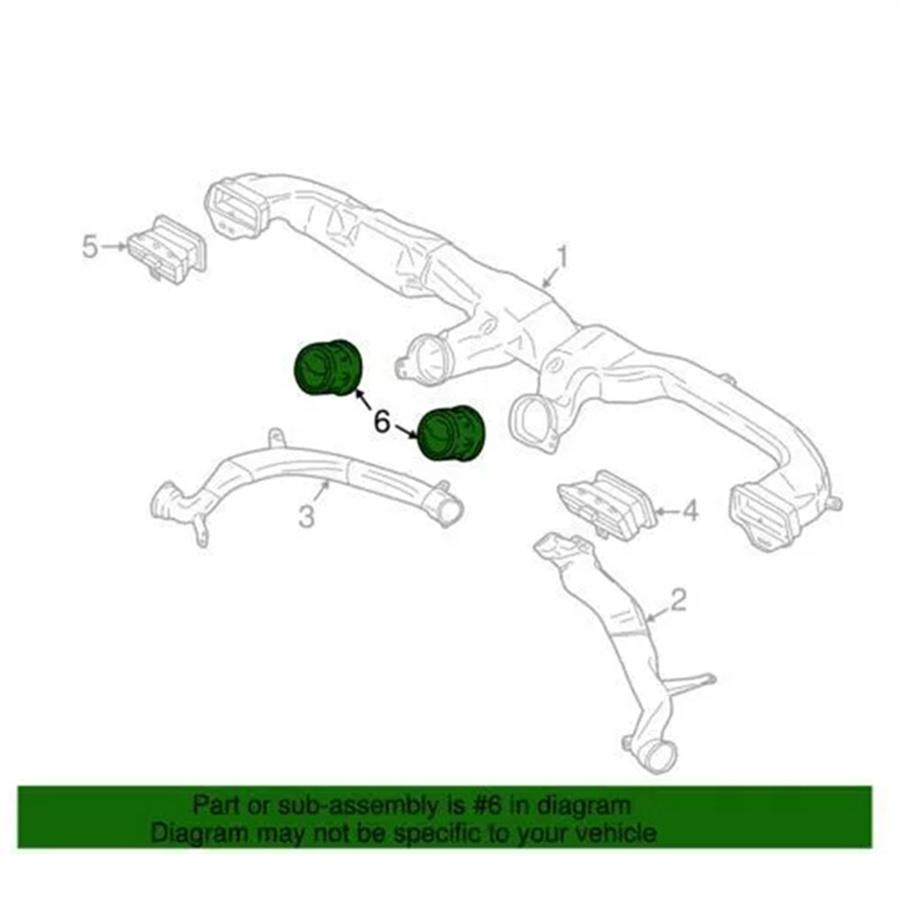 Center Left or Right Air Vent Louvre FR3Z-19893-AE For Ford 2015-2020 Mustang