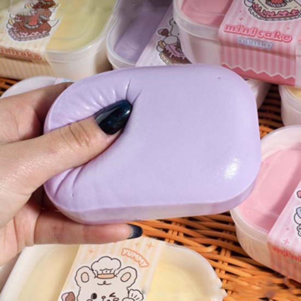 Kneading Cake Box Squishy Toy Soft Sensory Fidget Toy Educational Toy