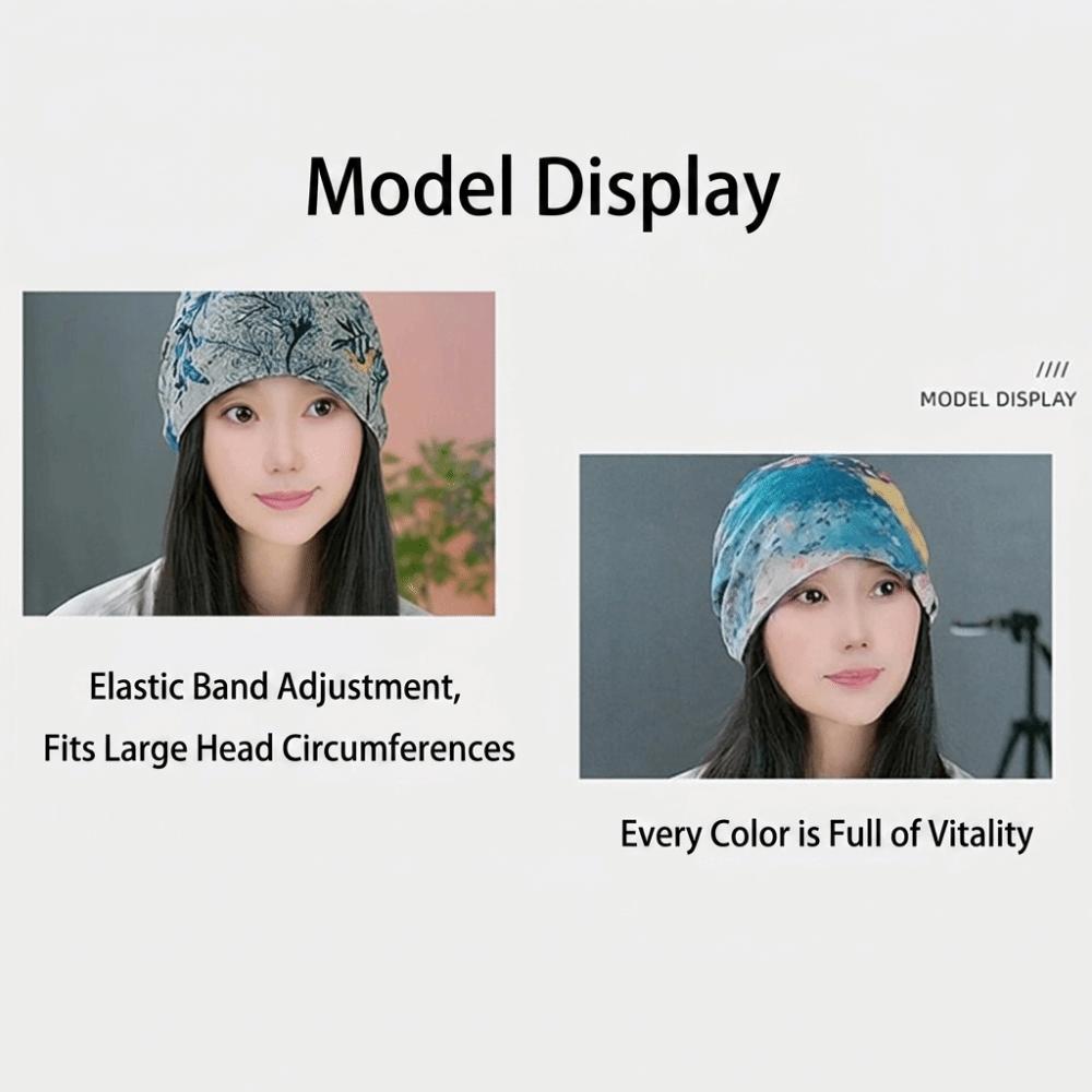 Double-sided Beanie Cap Camouflage Cover Head Cap Fashion Slouchy Hat Winter
