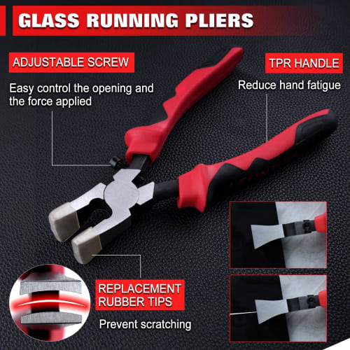 LEONTOOL 9-Piece Tile Nippers, Glass Tile Nippers, Glass Nibbling Pliers Set, Glass Lathe, Running Pliers, Tile Nippers, Mosaic Tile Cutting, Glass Cu
