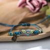 Серия 'Лес' Растение ручной лепки Керамика Регулируемый DIY Браслет Для Женщин Подарок Украшение #CZ501