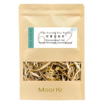 Зеленый чай с жасмином № 612 Чай с четырьмя ароматами хвои и цветка Натуральный жасмин