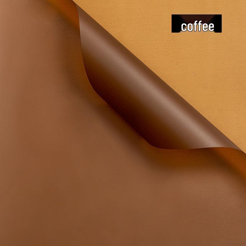 Полупрозрачная Водонепроницаемая Матовая Бумага для Букетов Флориста - Корейская Однотонная Упаковка для Цветов