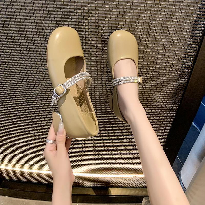 Мода корейская обувь женская обувь оксфорды с коротким носком женские 2024 платье летние кожаные новые удобные туфли Мэри Джейн на плоской подошве женские дерб