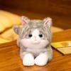 Cuddly Lifelike Cat Doll Lovely Simulation Stuffed Cat  Desktop Decoration