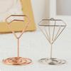 3pcs/Set Memo Clip Notepaper Note Holder Wedding Metal Photo Multiple Colors Multipurpose Cardioid Design Ornament Accessories