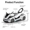 1:Масштаб 22 I8 mc20 Спортивный Автомобиль Модель Игрушка Литой Металл Инерционный Звук Свет Имитация Коллекция Моделей Роскошных Автомобилей Украшения