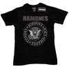 The Ramones -Президентская Печать-Стразы - Черная Футболка Унисекс Футболка