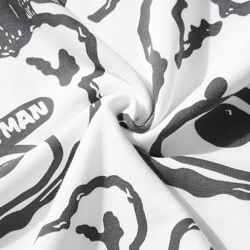 Осенне-зимняя модная брендовая повседневная, универсальная, удобная и модная бархатная толстовка с капюшоном и принтом медведя для пар