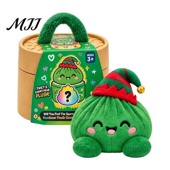 Office Desk Stress Relievers Giant Dumpling Plush Pillow, Cute Stuffed Steamed Bun Toy, Soft Unique Gifts for Friends Family Food Decompression Fidget