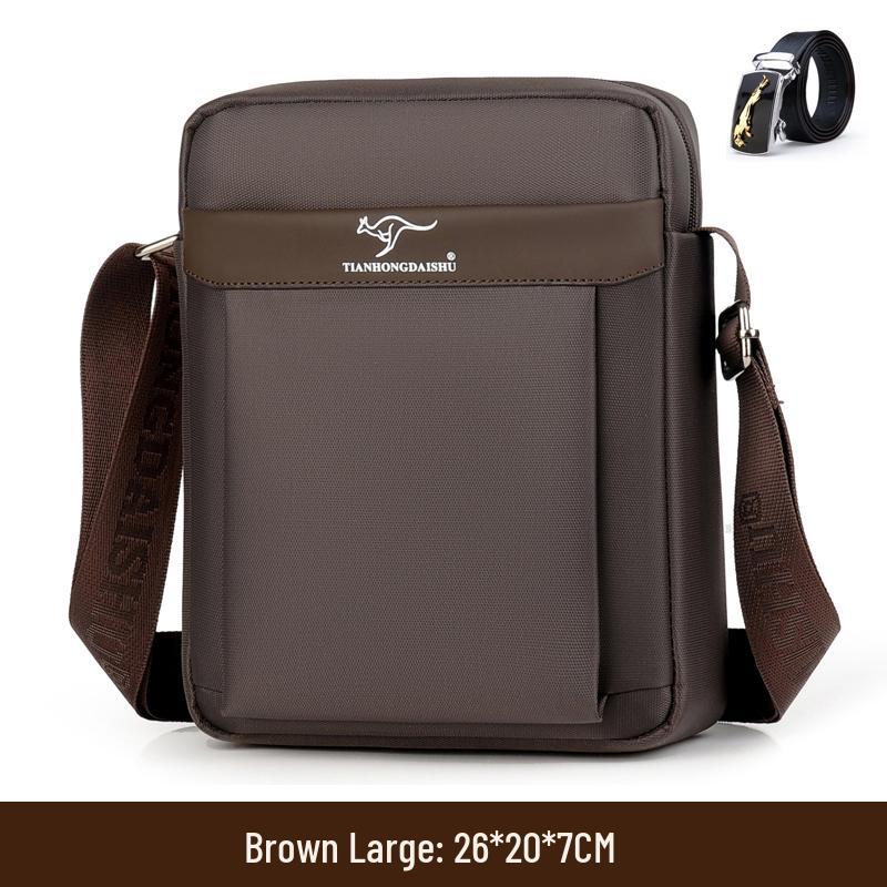 Мужская однолямочная сумка через плечо из холста, Новый 2025 Оксфордский рюкзак для поездок на работу, Компактная персональная портативная сумка