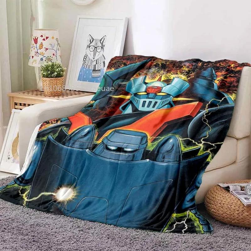 Mazinger z UFO Robot Grendizer фланелевое одеяло мультфильм аниме дети мягкий чехол легкий кровать диван стул одеяло