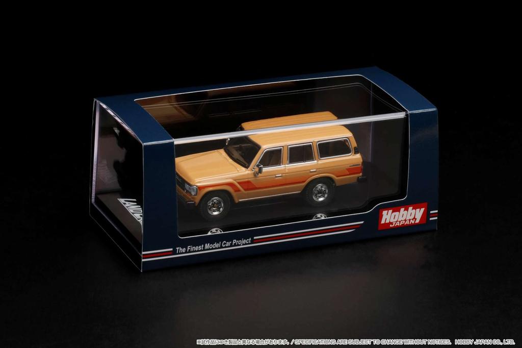 Hobby JAPAN Scale Toyota Landcruiser 60 GX 1988 Optional Side Stickers HJ642039BBG 1/64 / (Beige) (Finished Product)