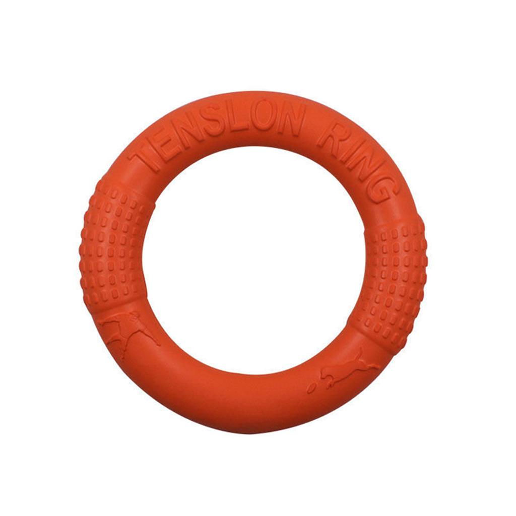 Игрушки для собак для больших собак, интерактивное тренировочное кольцо, съемник, устойчивый для собак, летающие диски для домашних животных, игрушечное кольцо для собак 18 см