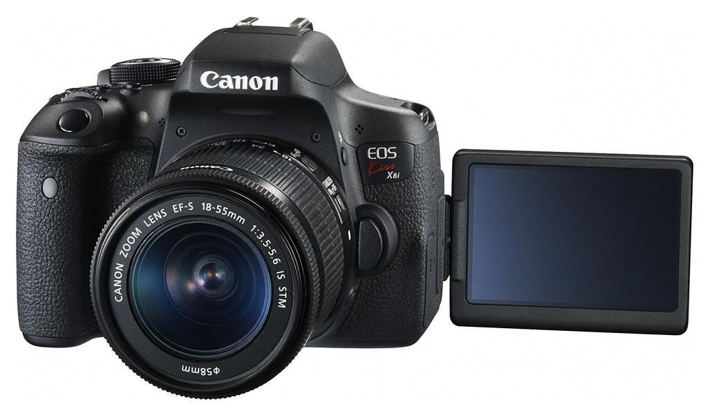 Canon EOS Kiss X8i Digital SLR Camera with EF-S 18-55mm f3.5-5.6 IS STM Lens Kit (KISSX8I-1855ISSTMLK)