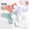 Women Panties Cotton Low-Rise Seamless Elastic Good Breathability Underpants Solid Color Moisture-wicking Briefs for Sport Work