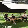 OEING Outdoor Camping Blackout Butterfly Canopy Tent