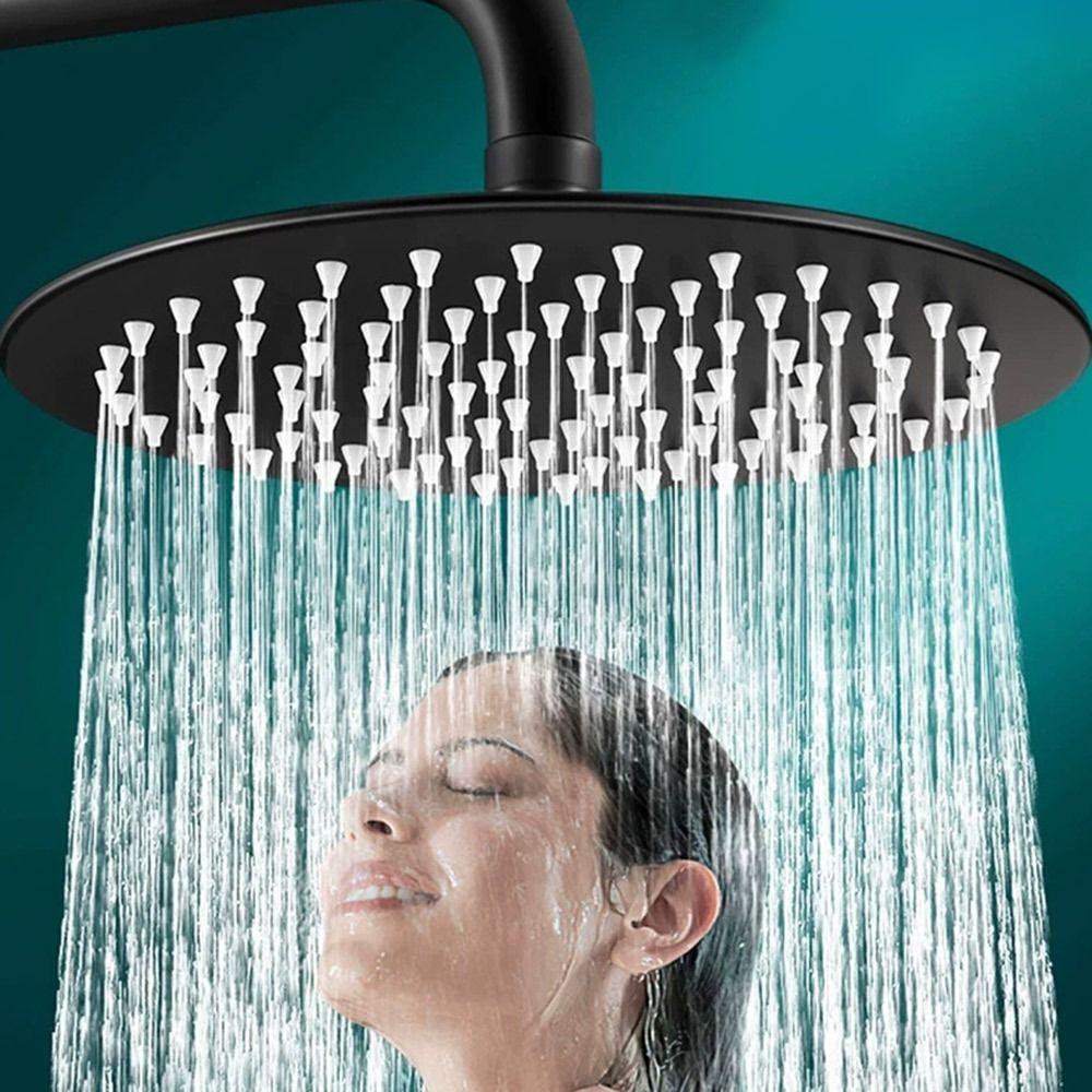 Ультратонкие душевые лейки-водопад 6/8/10 дюймов, квадратные и круглые, для дождевого душа