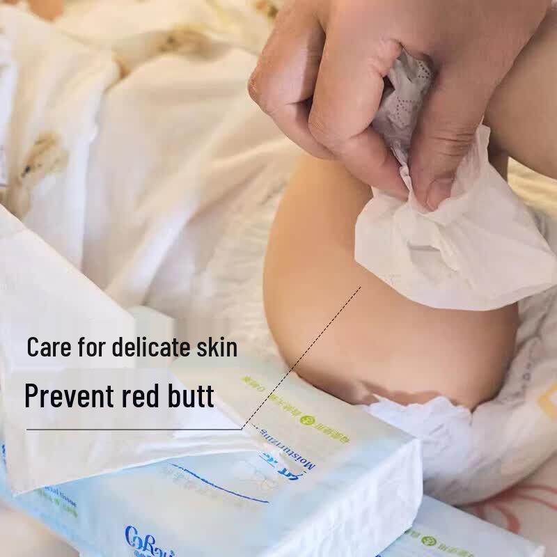 COROU V9 Cloud Soft Moisturizing Baby Facial Tissues