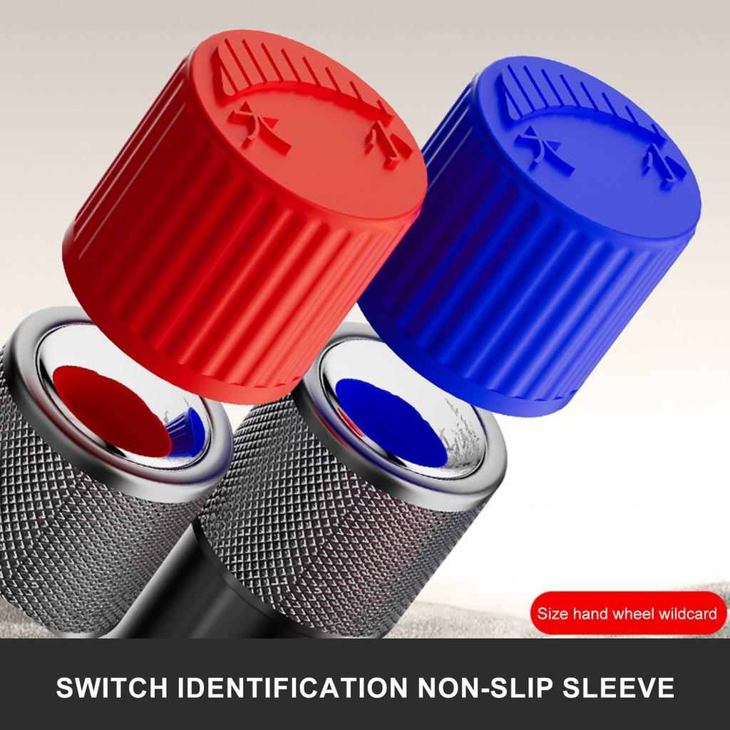 Крышка ручки клапана для ванной комнаты Нескользящая крышка углового клапана Рукоятка Силиконовый рукав маховика для большинства ручек угловых клапанов