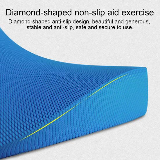 Extra Wide Yoga Physical Therapy High-Density Balance Pad Men Women TPE Core Strength Stability