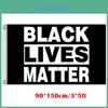 Яркий флаг Black Lives Matter 3x5 футов из прочного полиэстера с латунными люверсами