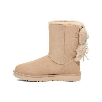 Короткие зимние ботинки Bailey из двухслойной коровьей кожи с круглым носком, женские ботинки горчичного цвета 1127131-MDSD