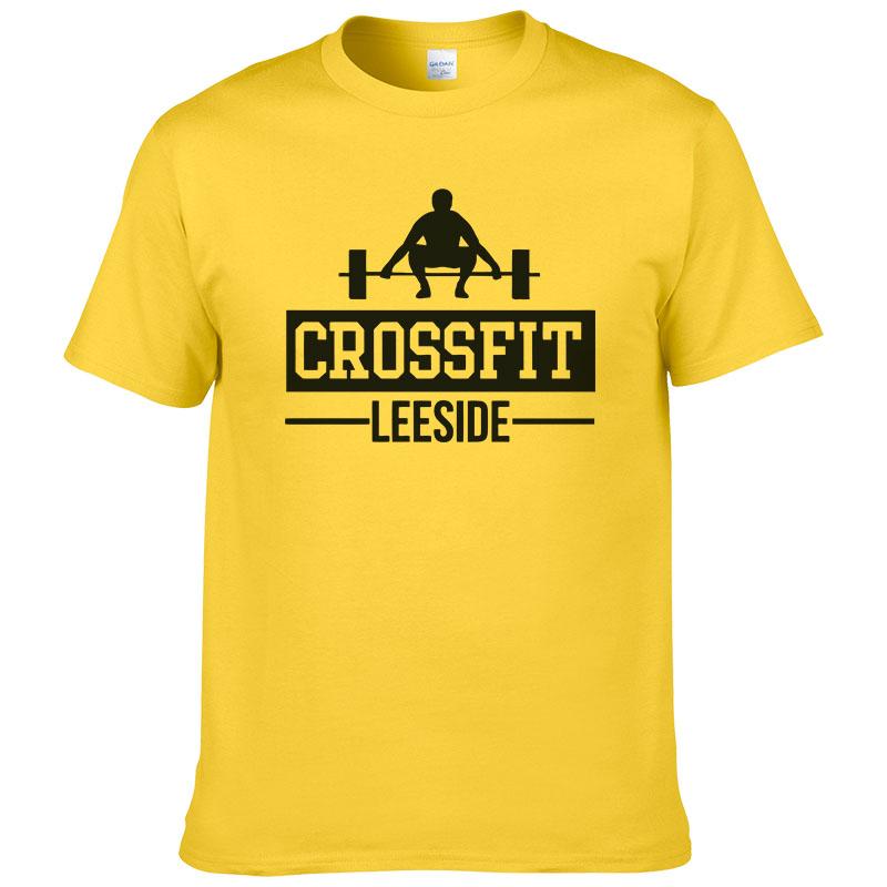 2026 Brand Crossfit Fitness T-Shirts Men's short sleeves Cotton Round Collar Tee shirts Men Bodybuilding Casual T shirts #193