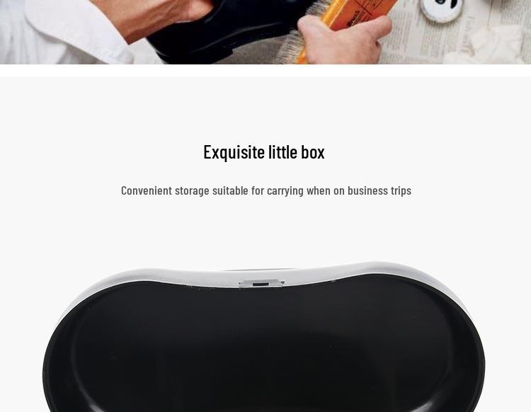 Портативная электрическая щетка для чистки обуви 4-в-1 и набор для ухода за кожей