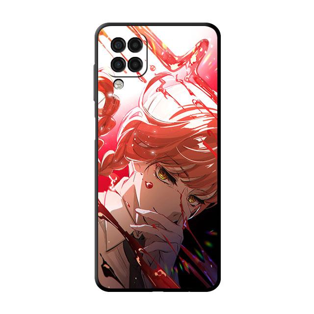 Мягкий чехол для Smaung Galaxy A52 A13 A53 A12 A51 A32 A21s A33 A22 A23 A31 A03 A72 A41 A11 A04 Чехол для телефона Chainsaw Man Makima Sac