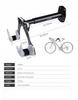 Wall Bike Hanger Adjustable Aluminum Bike Wall Mount 25kg