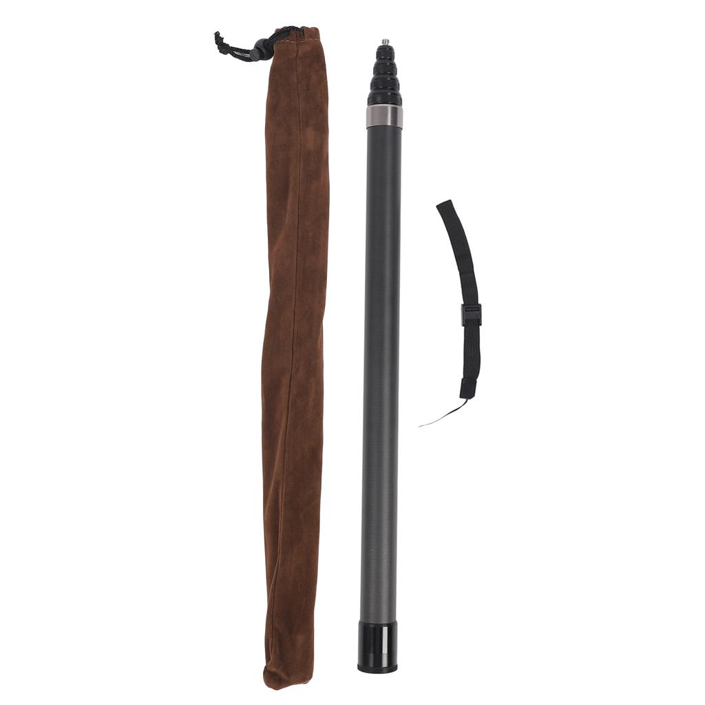 Action Camera Selfie Stick 9 Section 45‑300cm Extendable Carbon Fiber Sports Camera Extension Pole