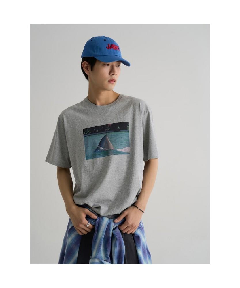 8SECONDS [Jaws] Jaws Graphic T-Shirt Gray