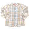 Рубашка в клетку с длинным рукавом 17I07601 для мальчика или девочки