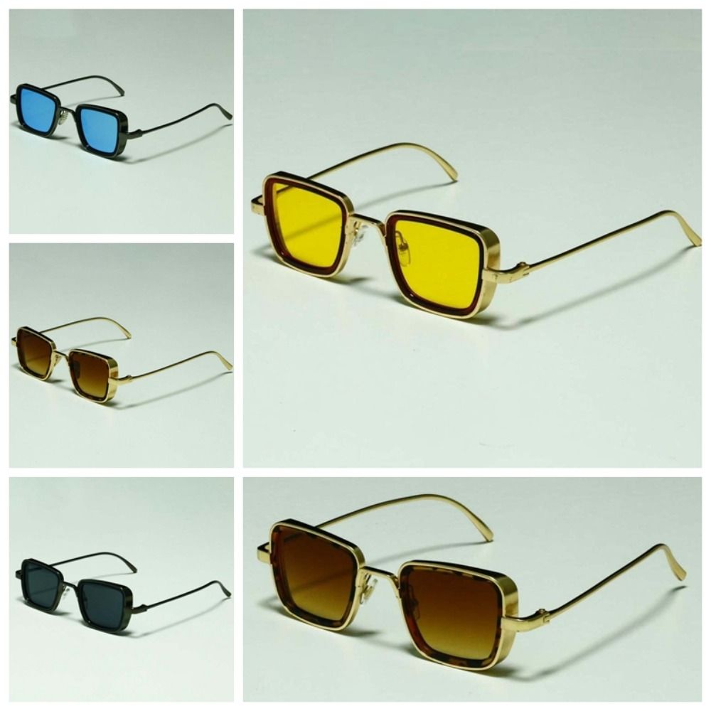 Indian Style Unisex Polarizing Lens Sunglasses Gradient Anti-UV Glasses  Summer