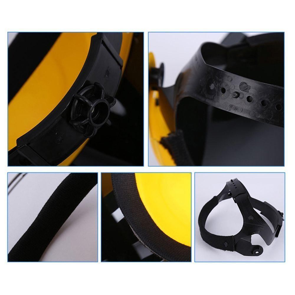 Transparent Welding Helmets PC Plastic Shield Visor Safety Face Cover Welding Supplies
