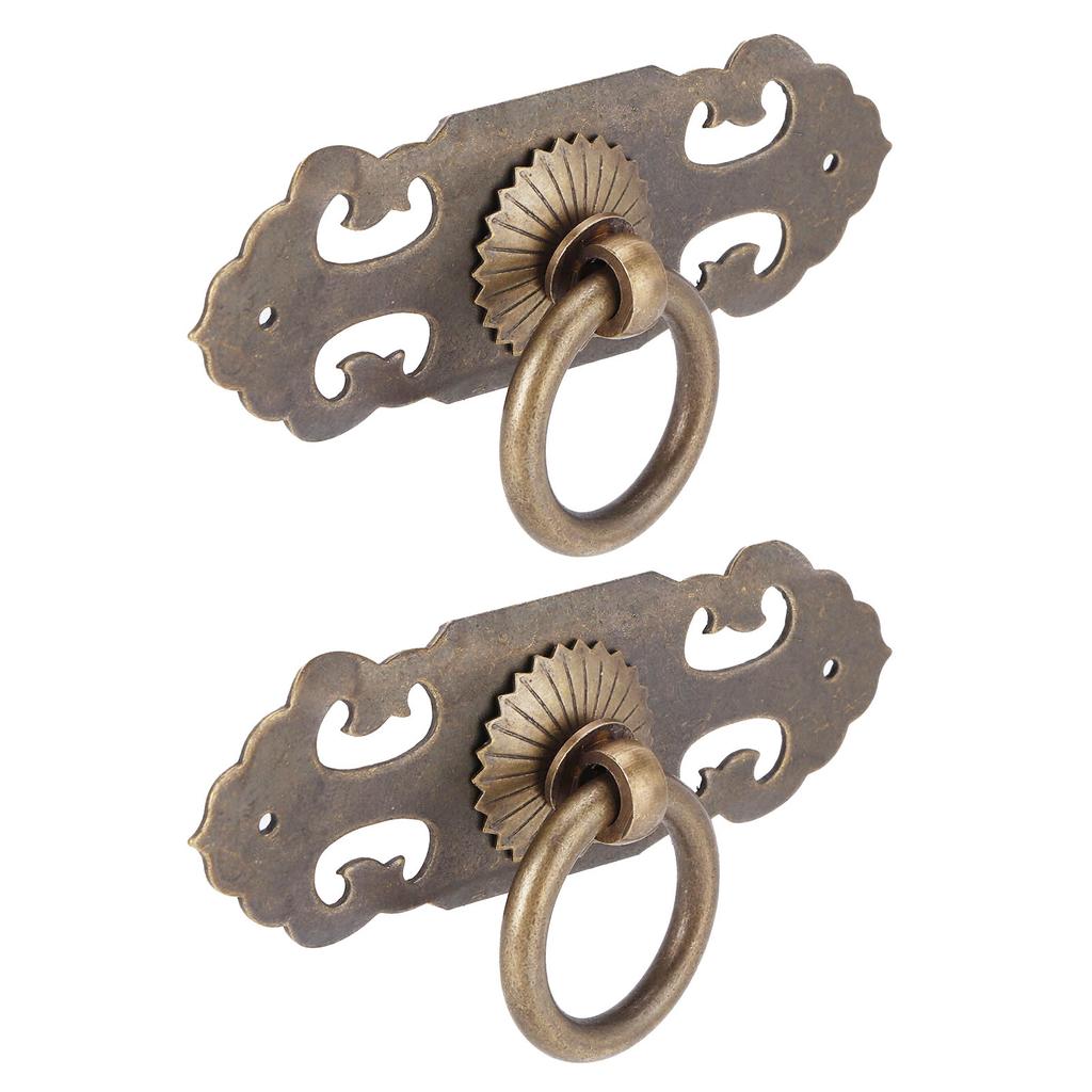 2 комплекта 90 мм горизонтальная ручка для ящика медная антикварная полая ручка для шкафа детали мебели