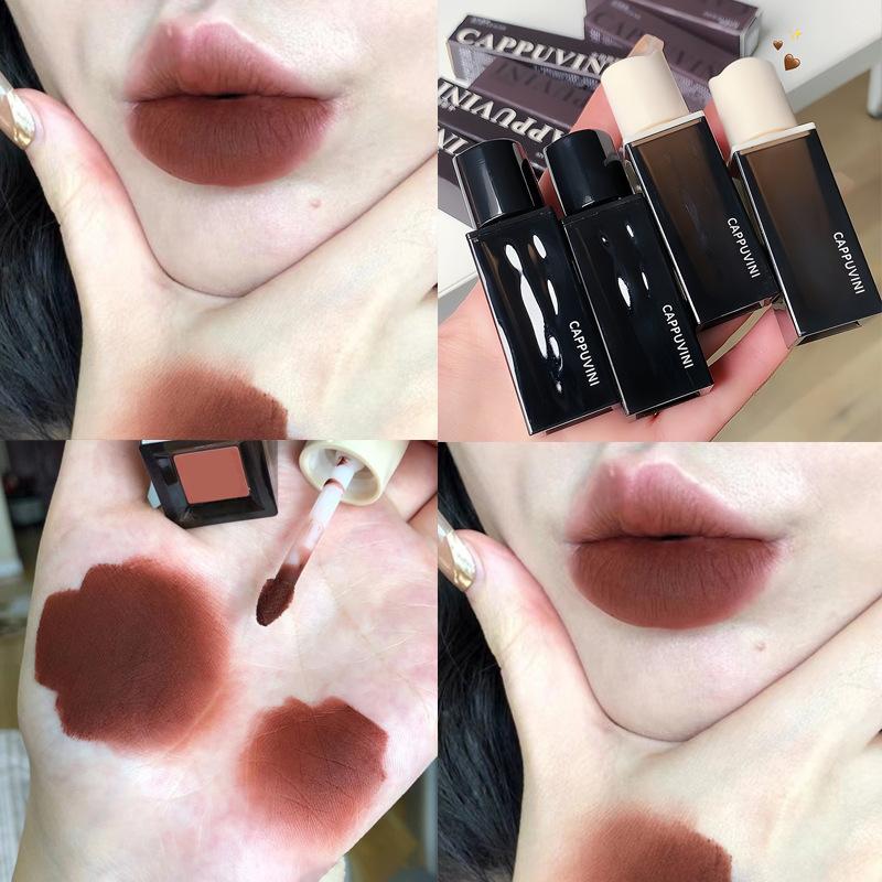 Aqua Amber Lip Glaze, бархатная матовая, стойкая, нелипкая, отбеливающая помада.