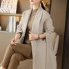 100% Wool Women Coat MODERN NEW SAGA Autumn Wool Long Coat Handmade Pea Coat Winter Warm Wool Long Jacket Overcoat