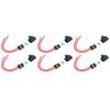 6Pcs Inline Fuse Holder IP66 Waterproof 12AWG 30A Blade Wiring Harness for Boat Car