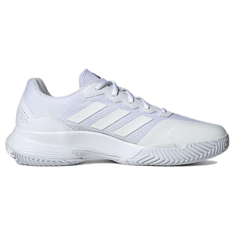 adidas GameCourt 2.0 Белые матовые серебристые мужские кроссовки Cloud-White IG9568