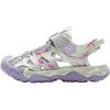 Li Ning Comfortable Versatile Creek Climbing Low-Top Sandals Kids Sandals Gray Purple YKEV016-2