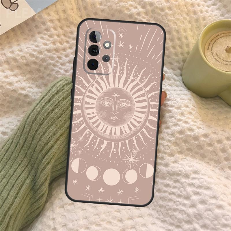 Чехол для телефона 'Солнце и Луна' для Samsung Galaxy A34 A54 A14 A13 A12 A32 A52 A22 A72 A31 A51 A71 A52S A53