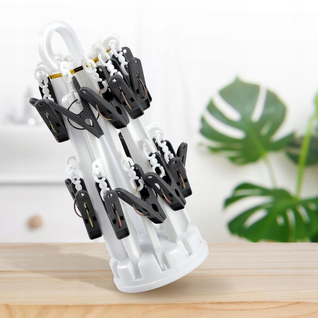 KADAX Сушилка Вешалка для Белья Носки Стирка Носки 16 Прищепок Карусель