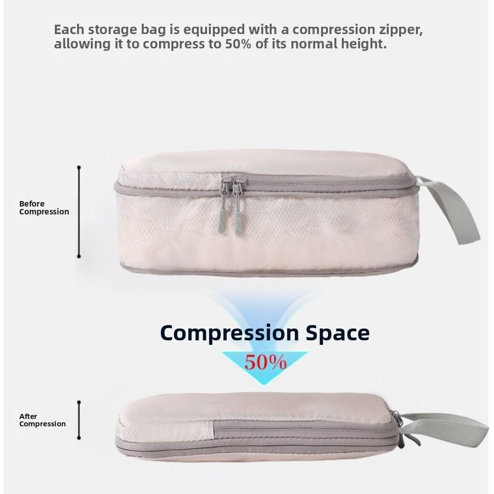 4pcs Portable Waterproof Organizer Bags Multi-Purpose Suitcase Clothes Organizers  Clothes Packing
