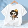 Cute Chibi Character Print Cotton TShirt Men Women Kids Family Clothes 2026 Summer ShortSleeve Casual Tee Tops