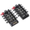 ШИМ-концентратор вентилятора 10, охладитель Sata Molex, охлаждающий вентилятор, разветвитель, адаптер контроллера скорости